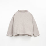 Knitted Jersey Sweater || Drop Shoulder