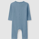 Ribbed Jersey Romper || English Blue