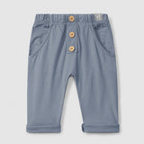 Plain Jersey Pull Up Pants || Indigo