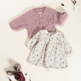 Woven Cotton Dress || Strawberry Tree Print