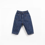 Denim Trousers with Pockets