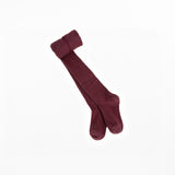 Girls Ribbed Knit Tights || Amora