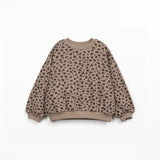 Jersey Sweater with Drop Shoulders || Ancestral Animal Print