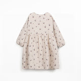 Girls Woven Cotton Dress || Strawberry Tree Print