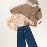 Straight Leg Denim Trousers with Pockets