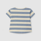 Striped T-Shirt || Indigo