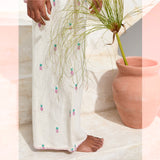 Girls Woven Wide Leg Trousers || Pineapple Print