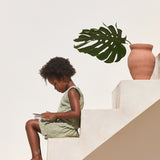 Embellished Pique Shorts || Khaki Green