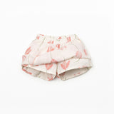 Printed Woven Skort || Tulips