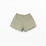 Embellished Pique Shorts || Khaki Green