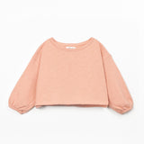 Organic Cotton Sweatshirt || Salmon