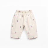 Organic Cotton Trousers || Pineapple Print