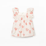 Printed Woven Dress || Tulips