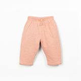 Knitted Trousers with Re(Play) Yarn || Salmon