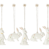 Easter Bunny Ornaments || 5 Piece