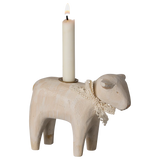 Lamb Candle Holder || Off - White
