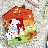 Coloring Book with Stickers || Pets