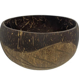 Leaf Patterned Coconut Bowl