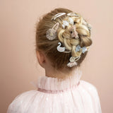 Mini Tulle Rosette Clic Clacs || Nuetral