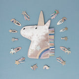 Celeste Unicorn Mini Clips || Pink Multi