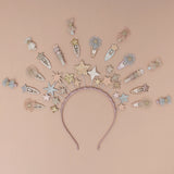 Mini Tulle Rosette Clic Clacs || Nuetral