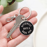 Enamel Keyring || Officially Quite A Good Dad