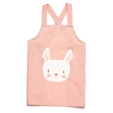 Rabbit Linen Apron For Kids