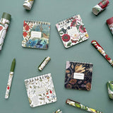 Pocket Art Journal || Greens & Flowers