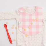 Charlie Snap Bib || Petal Gingham