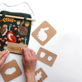8"x8" Woodland Banner Felting Kit 
