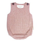 Hand Woven Bubble Onesie || Ruby