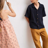 Soft Gauze Shirt || Oil