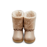 Rosalen Boots || Light Beige Sheep Wool