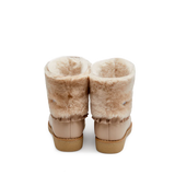 Rosalen Boots || Light Beige Sheep Wool