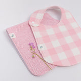 Charlie Snap Bib || Petal Gingham