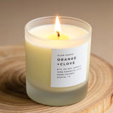 Non-Toxic Soy Candle || Orange & Clove