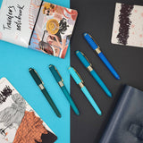 Fine Point Soft Touch Pen || Forest Green Monaco