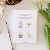 Paintable Notecards || Easter
