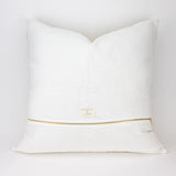 Charu Indian Wool Pillow Covers || Ivory & Dark Brown