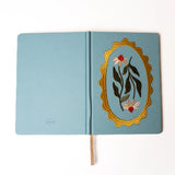 Hardbound Embroidered Journal || Daisy Frame
