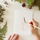 Paintable Notecards || Mushrooms