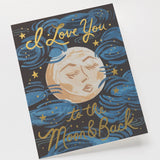 Greeting Card || To the Moon and Back