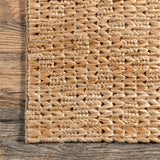 Arlean Handmade Farmhouse Area Rug ||  Jute