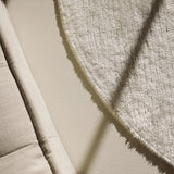 Round Wool Rug || Natural