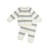 Baby Pullover & Pants Set || Navy Stripe