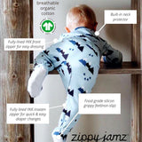 Organic Cotton Footed Sleeper || Little Adventurer