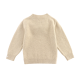 Baby Denn Merino Wool Bear Sweater || Biscotti Melange