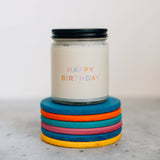 Happy Birthday Pure Vanilla Candle