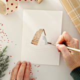 Paintable Notecards || Gingerbread