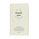 Wildflower Mix Letterpress Card || Thank You
